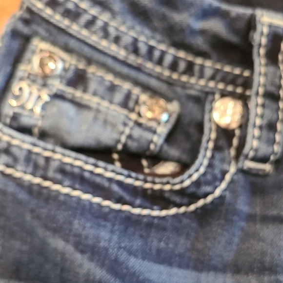 Miss Me Dark Blue Boot Cut Jeans - Picture 3 of 14